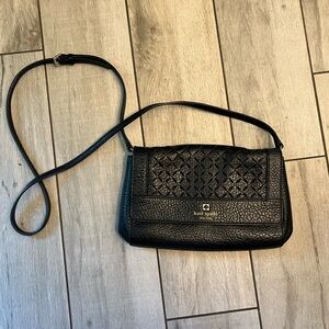 Authentic Kate Spade black leather purse